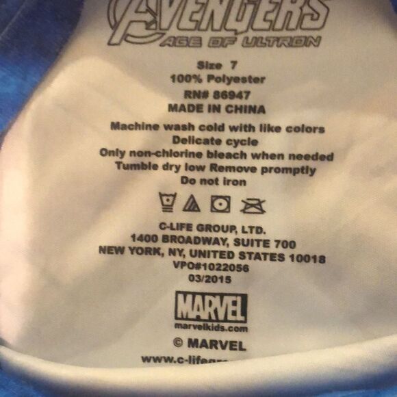 Captain America size 7 t-shirt - Picture 3 of 5